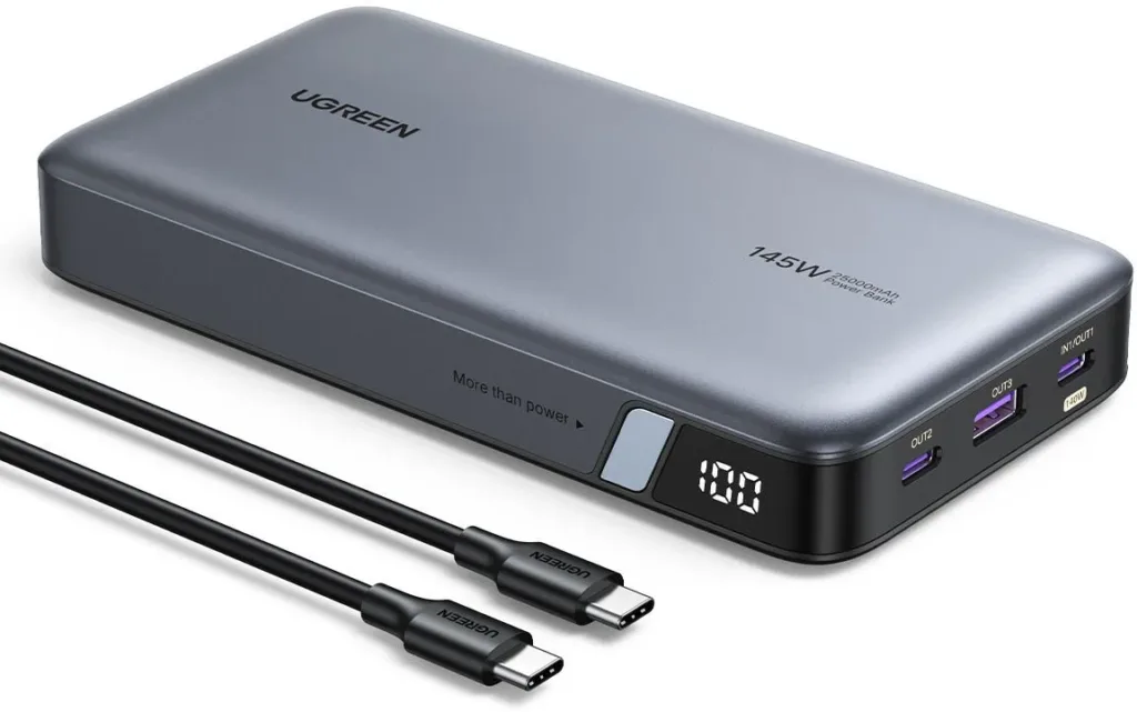 UGREEN 25000mAh PD 145W Power Bank render