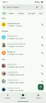 google telefon filtry android authority 2