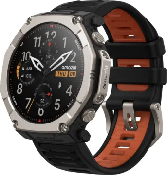 Amazfit T Rex Ultra 2 predni strana pohled z boku