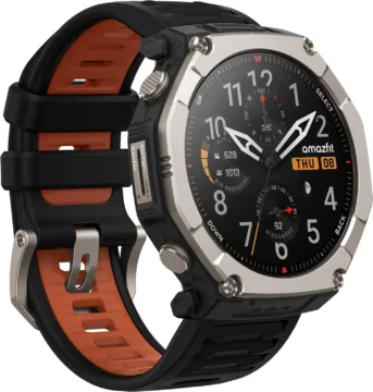 Amazfit T Rex Ultra 2 predni strana pohled zleva