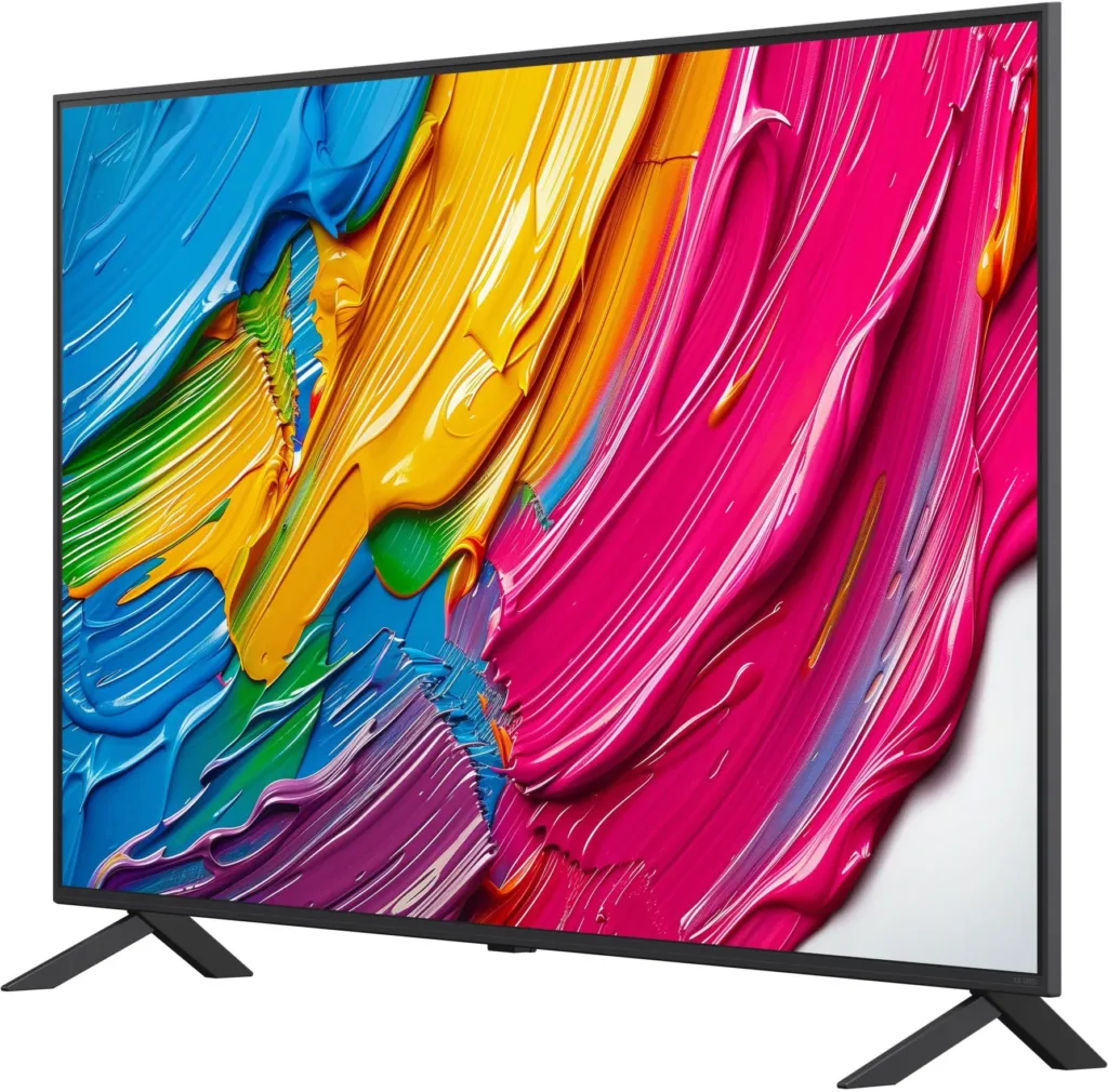 LG 55QNED80A6A render predni strana pohled z boku