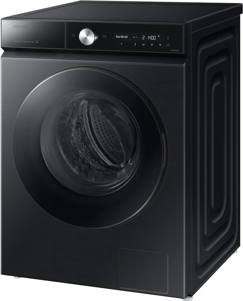 SAMSUNG BESPOKE AI WW11DB8B95GBU4 render predni a bocni strana