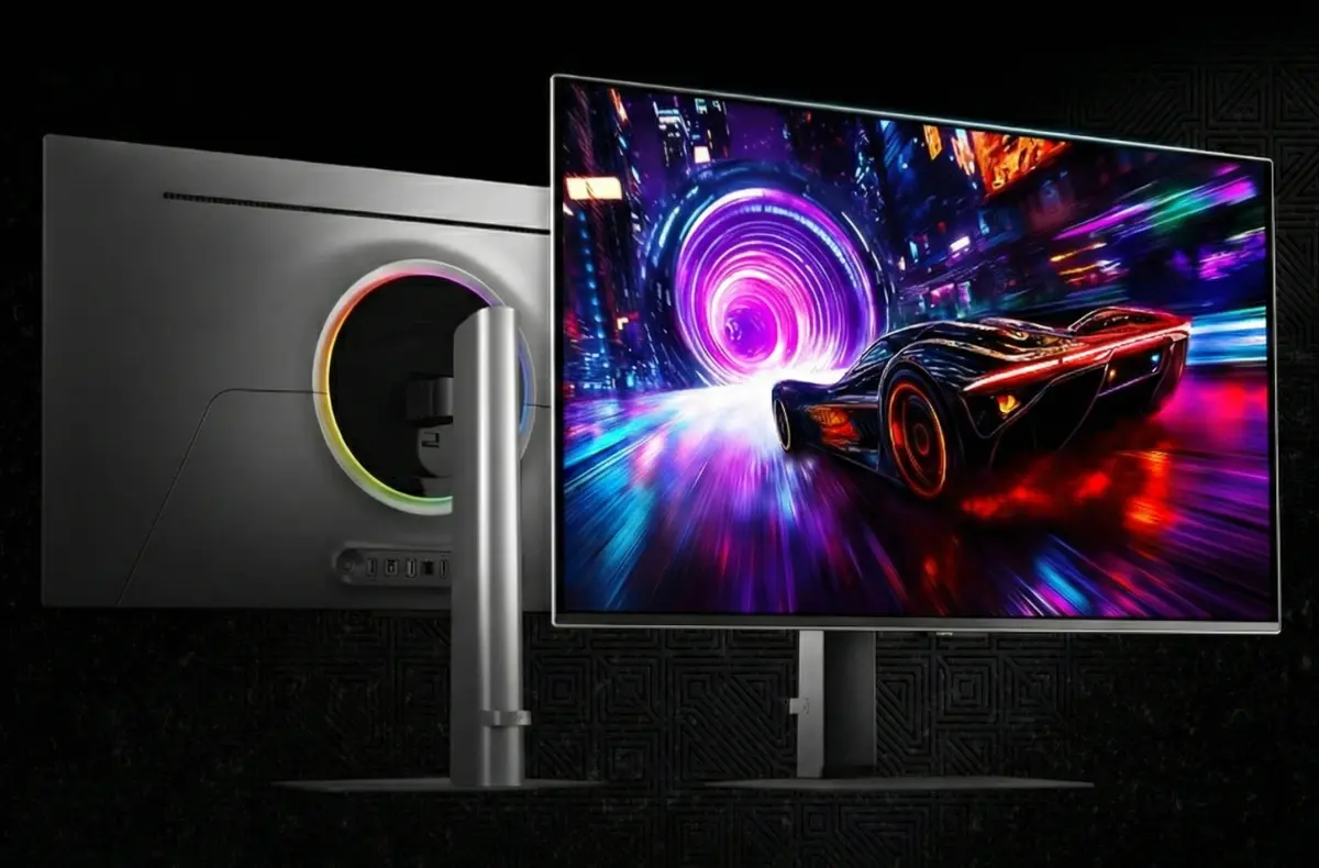 Samsung Odyssey OLED G8 G81SF predni a zadni strana oficialni