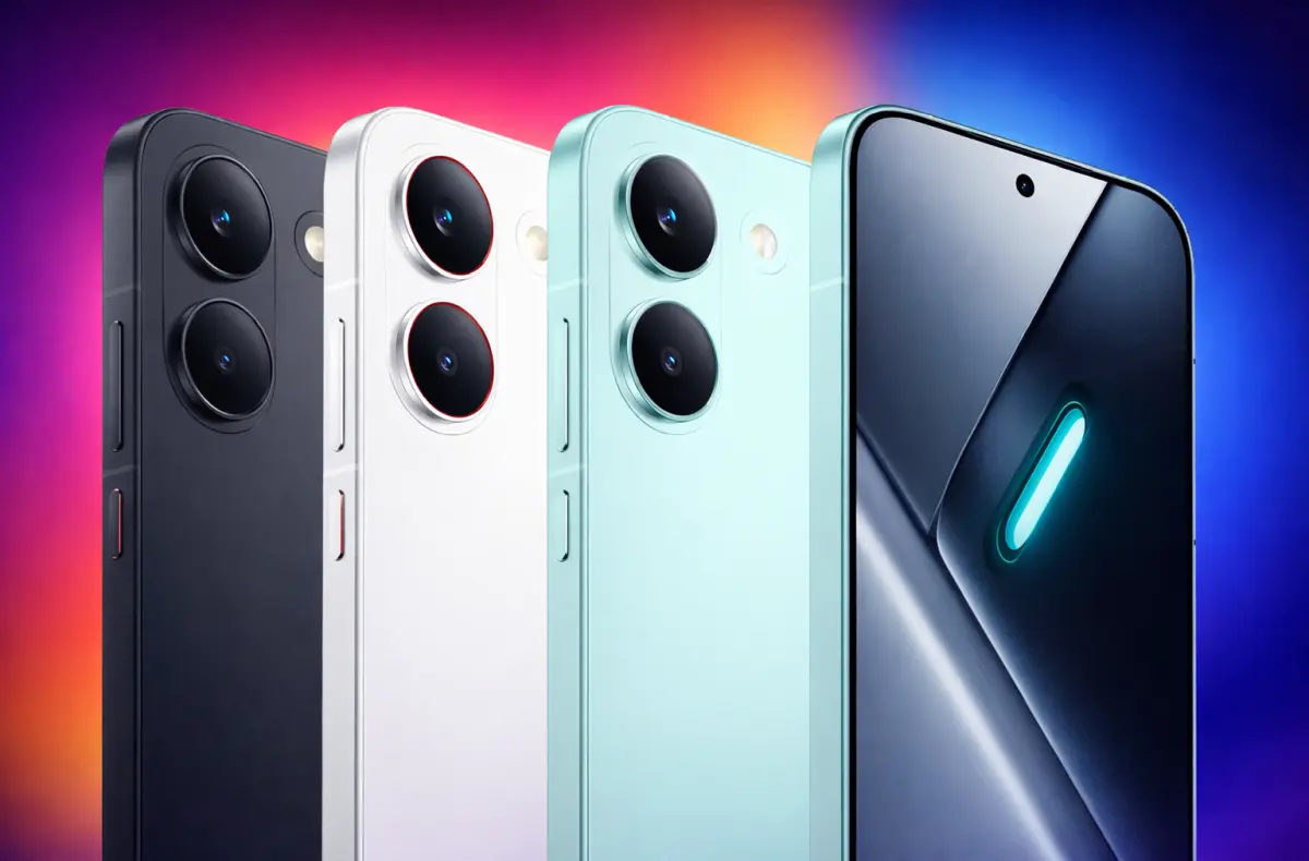rada poco x8 pro barevne varianty na barevnem pozadi