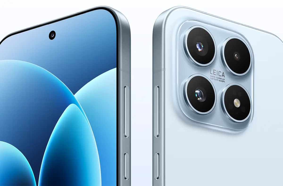 xiaomi 17 modra predni a zadni strana