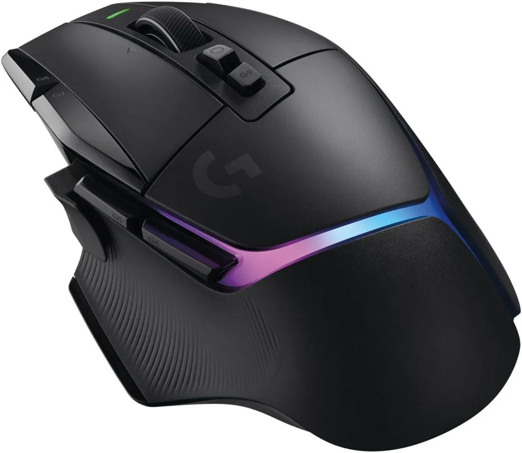 Logitech G502 X Plus cerna render