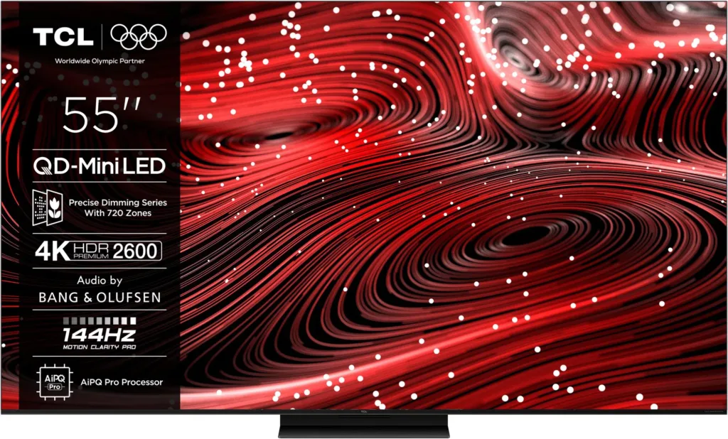 TCL 55C89K render zepredu