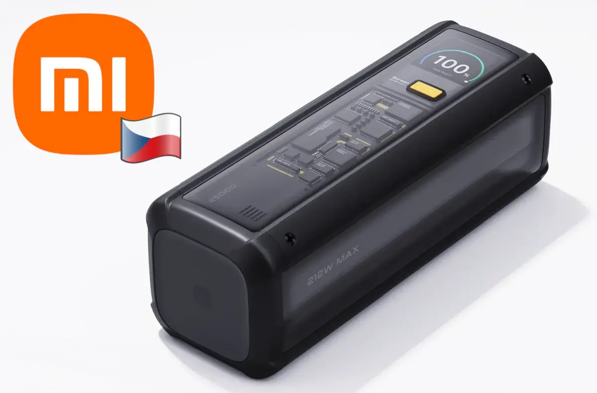 Xiaomi 212W HyperCharge Power Bank 25000mAh cesko logo