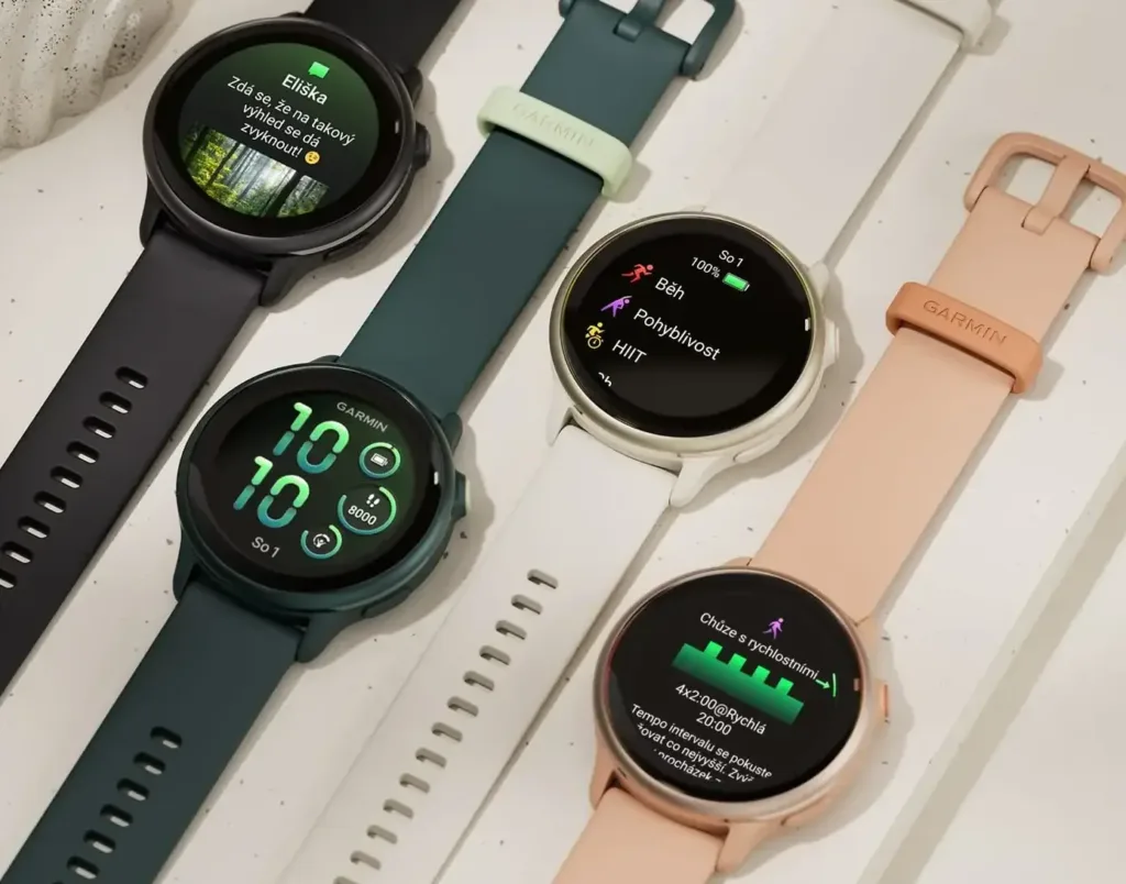 garmin vivoactive 6 vsechny barevne varianty natahnute reminky