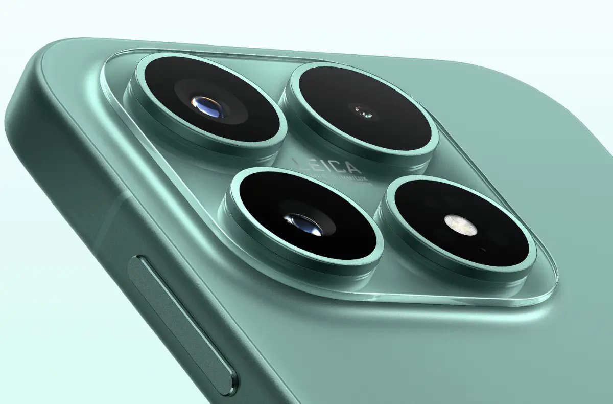 xiaomi 17 fotomodul zelena zblizka