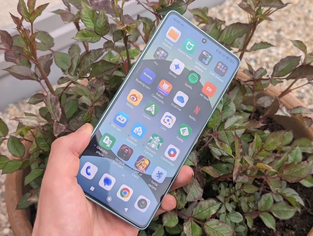 xiaomi redmi note 14s displej s listy