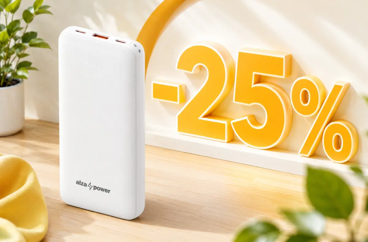 AlzaPower Onyx Gen2 20000mAh sleva 25 procent ai ilustrace