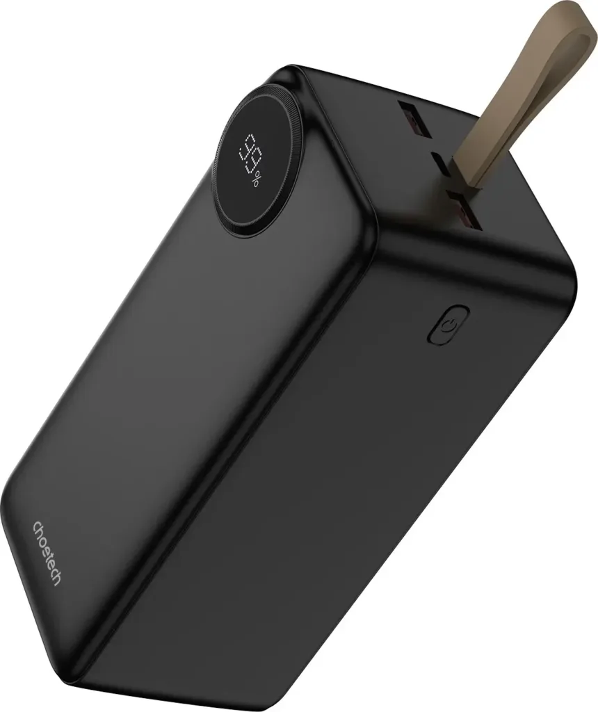 ChoeTech PD22.5w Power Bank 50000mAh render naklonena