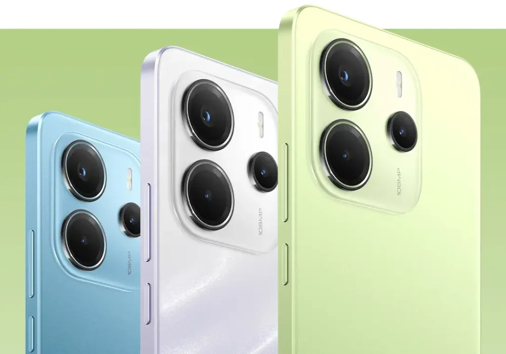 redmi note 14 barevne varianty zada