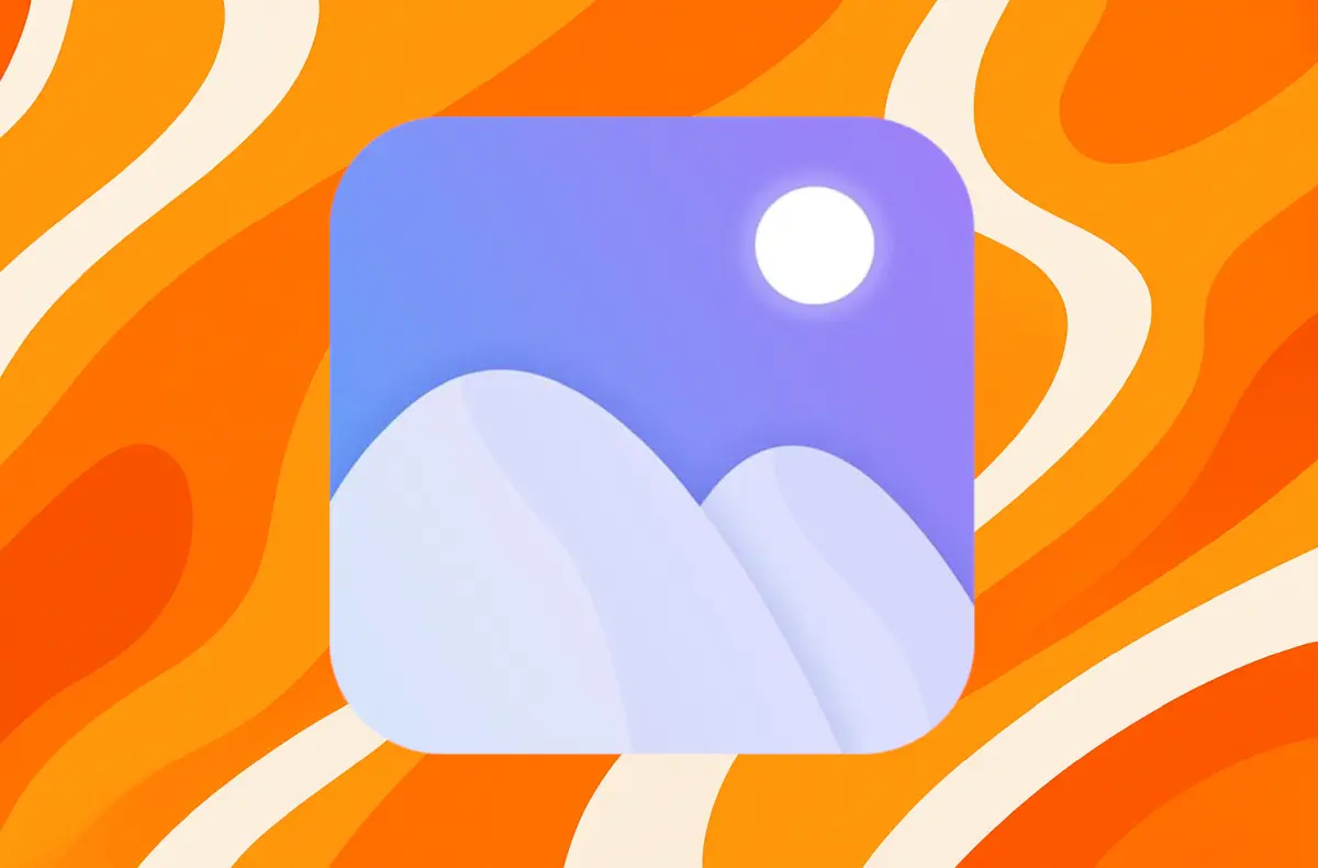 xiaomi galerie na oranzovem pozadi