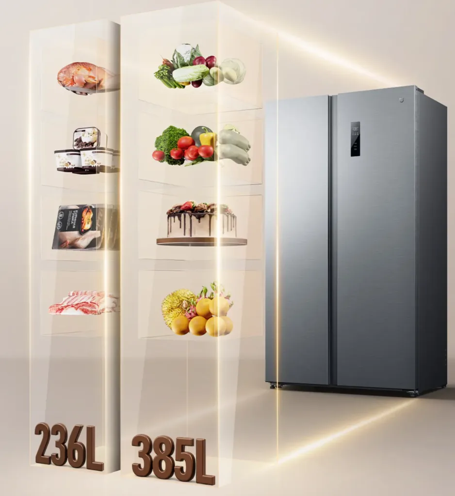 Xiaomi MIJIA Refrigerator Side by Side 621L kapacita