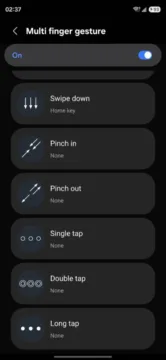 samsung one ui 9 gesta vice prsty 2