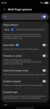 samsung one ui 9 gesta vice prsty 4