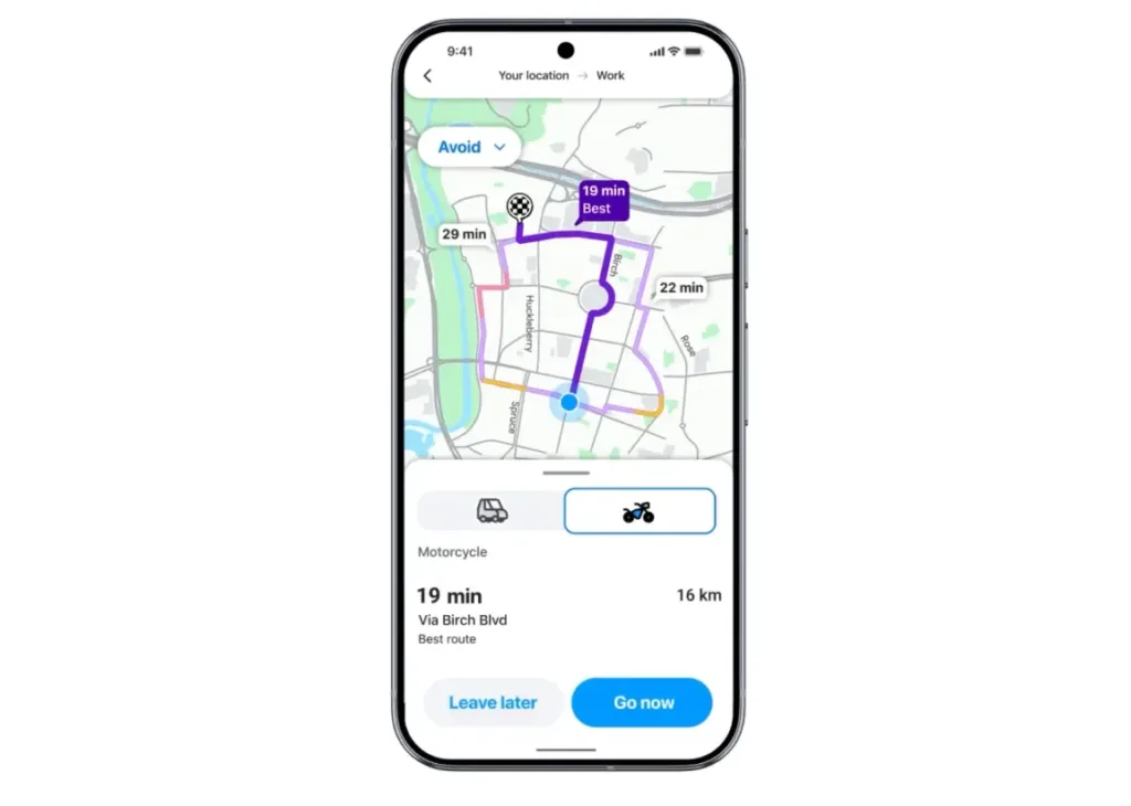 waze rezim pro motorkare