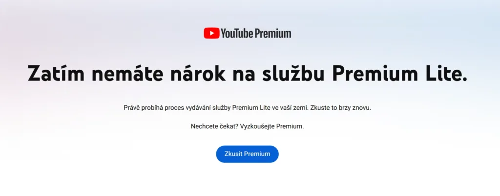 YouTube Premium Lite