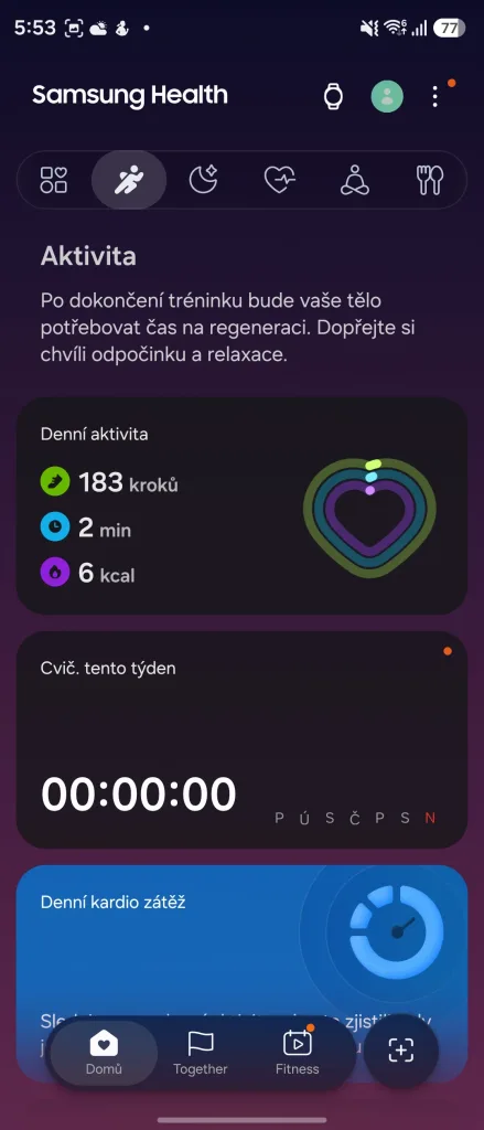 Screenshot 20260909 055359 Samsung Health