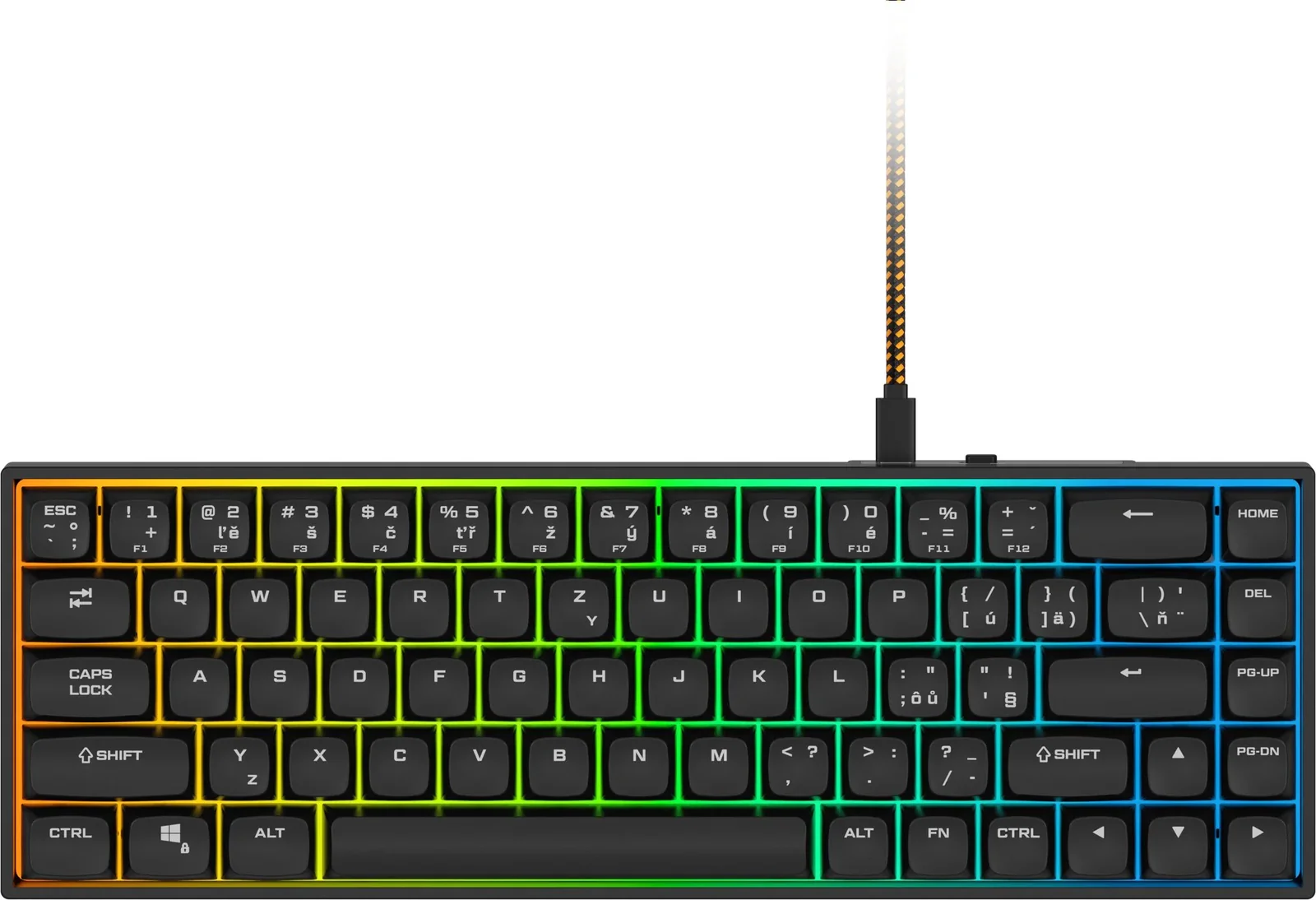 Rapture CHARLIE V2 HE, Gateron Dual-Rail White, černá - CZ/SK