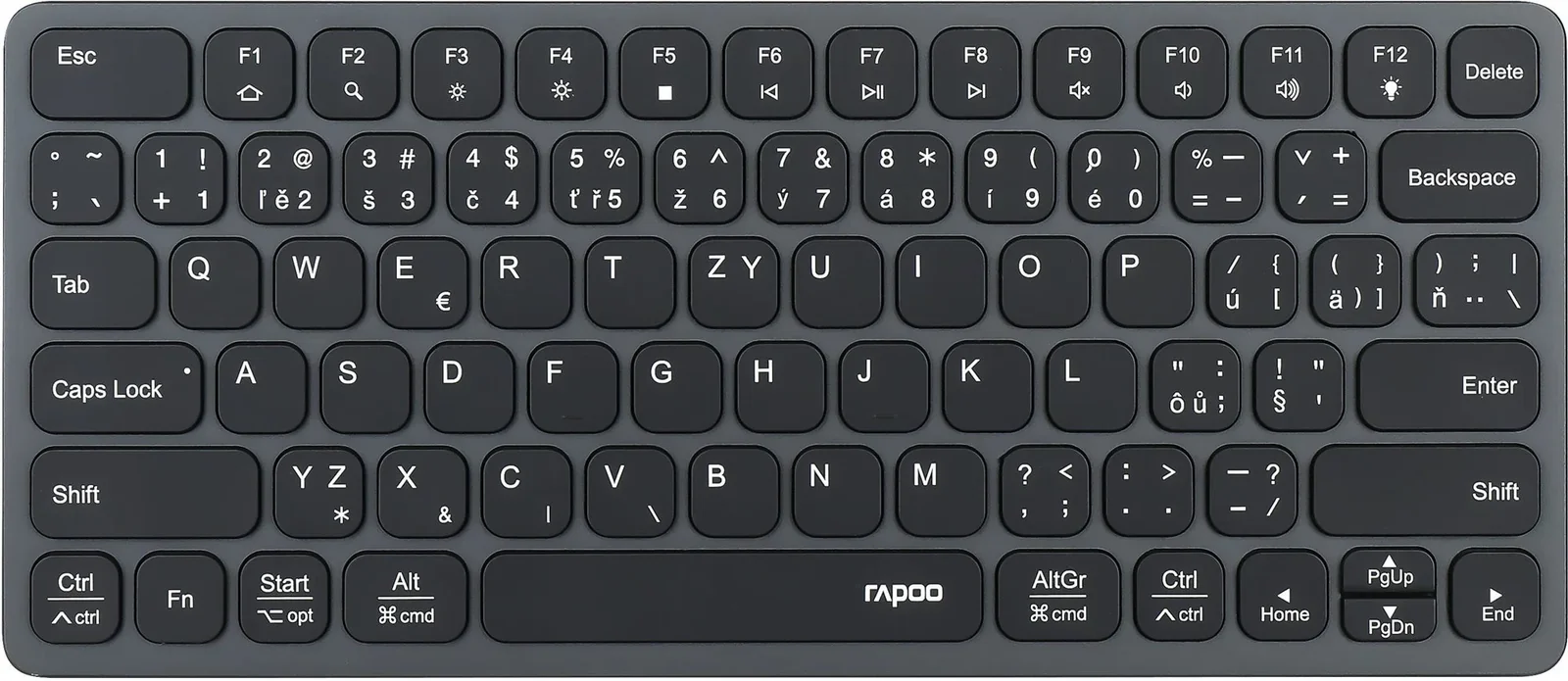 Rapoo UCK-6001 klávesnice s replikátorem portů - CZ/SK