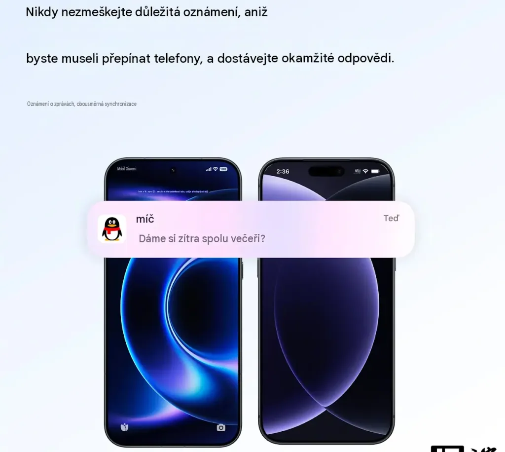 hyperos 4 iphone sdileni notifikace