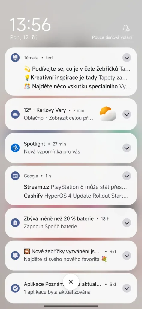 redmi note 17 pro max notifikace