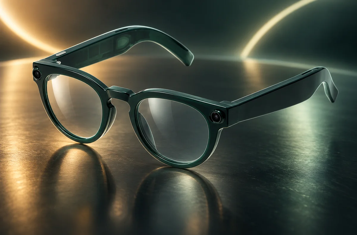 Ilustrační render brýlí Samsung s Android XR podle zveřejněného návrhu