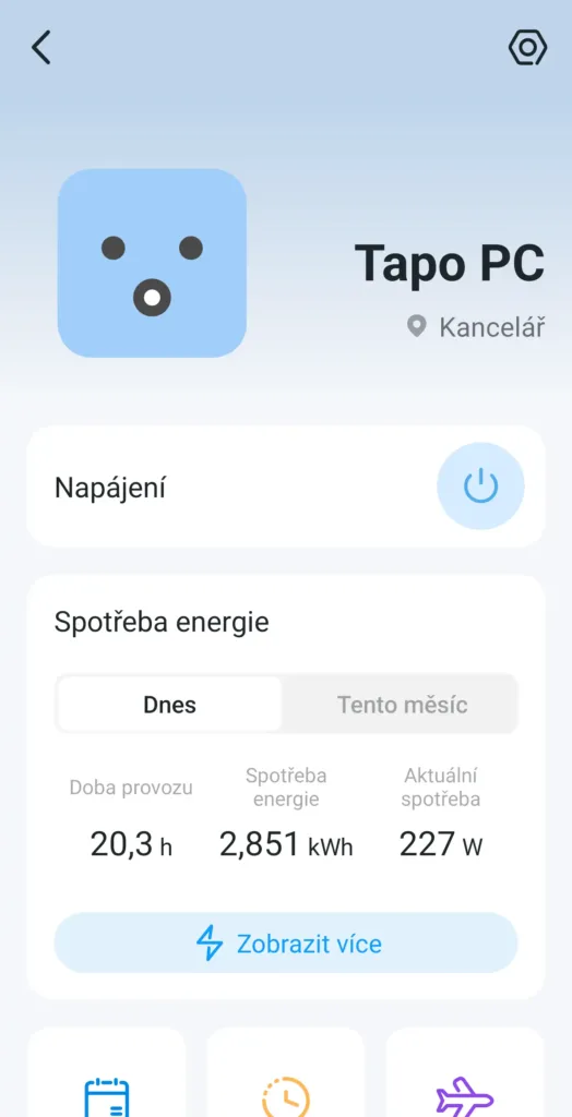tapo spotreba aktualni