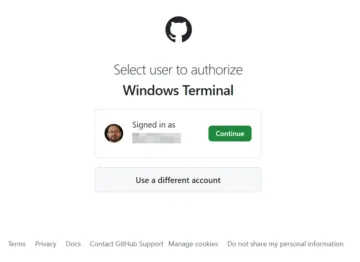 autentikace pres github web 1
