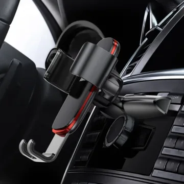 baseus metal age gravity phone holder cd version ve voze