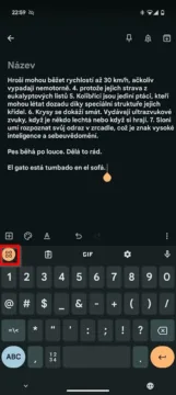 gboard rezim jedne ruky 2