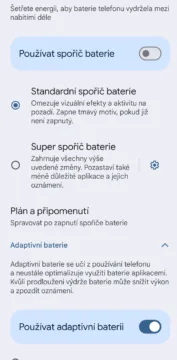 ochrana baterie pixel 9