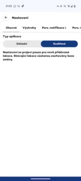 pocasi chmu nastaveni