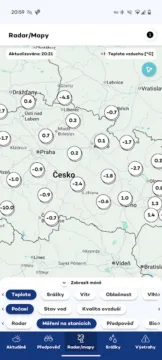 pocasi chmu stanice