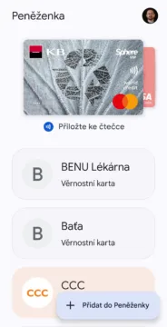 google penezenka seznam karet