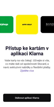 stocard stahnout klarna